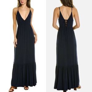 NWT Favorite Daughter The Weekend Blue Maxi Dress in Navy sz M 228$